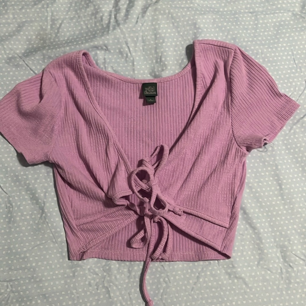 Purple Wild Fable crop top